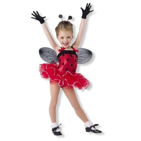 Girls Lady Bug Dance / Halloween costume - Picture 1 of 4